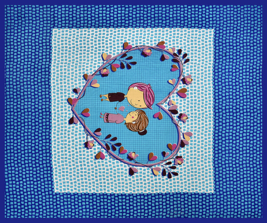 Blue Romance Bedsheet