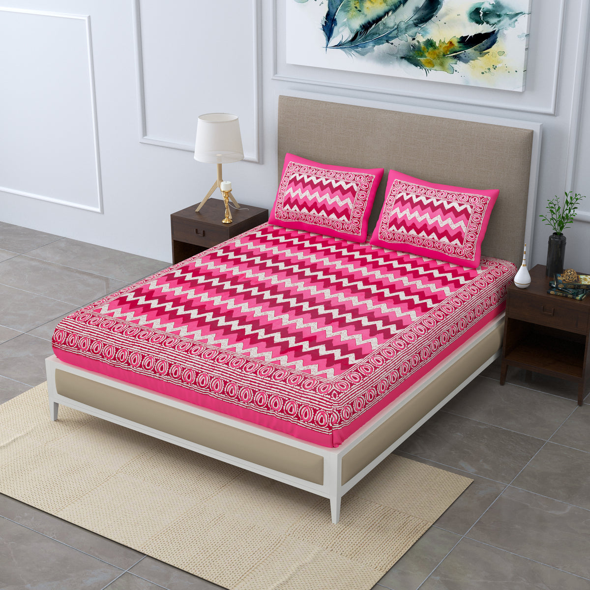 Mosaic Glow Bedsheet