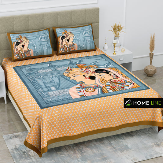 Heritage Squares Bedsheet (Copy) (Copy)