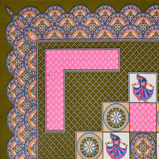 Amber Orbit Bedsheet