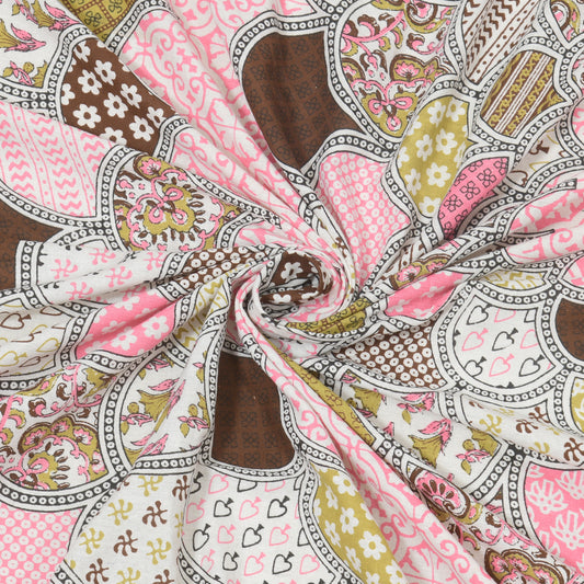 Autumn Squares Bedsheet