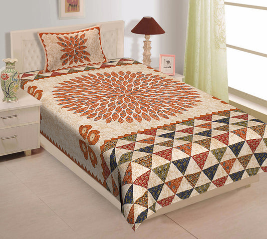 Amber Blossom Bedsheet